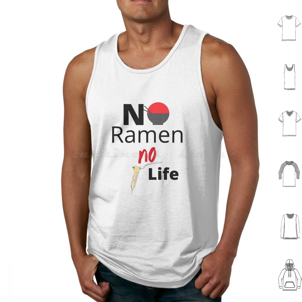 No Ramen No Life Tank Tops Ves - Japanese Lifestyle And Food のレビューと価格