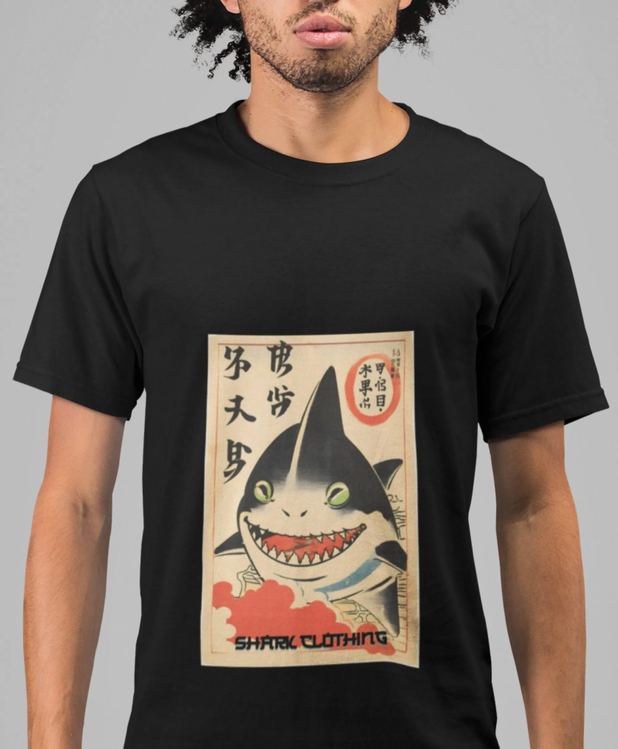 Japanese shark T Shirt Heavy C - Japanese Man Lifestyle のレビューと価格