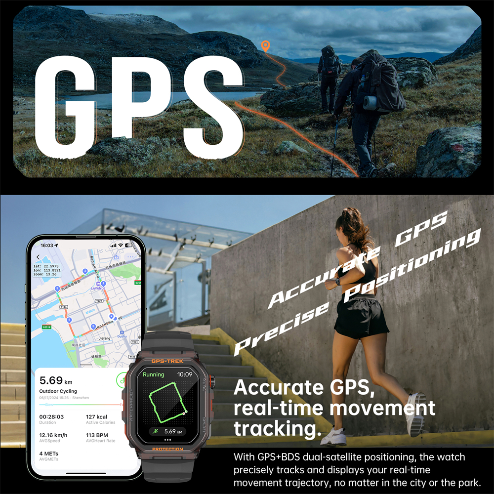 New Smart Watch Builtin GPS Al - Japanese Active Lifestyle のレビューと価格